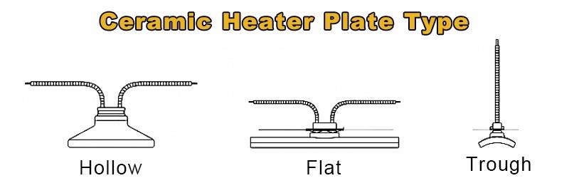245 x 60mm Ceramic Far Infrared Heater drawing