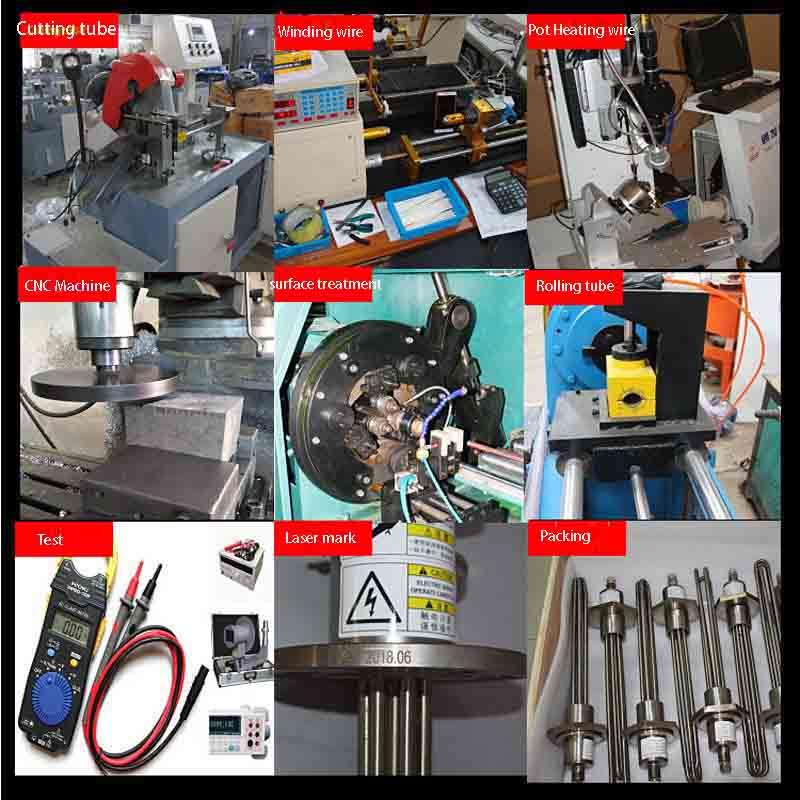 Brass Flange Industrial Electric Immersion Heaters process5