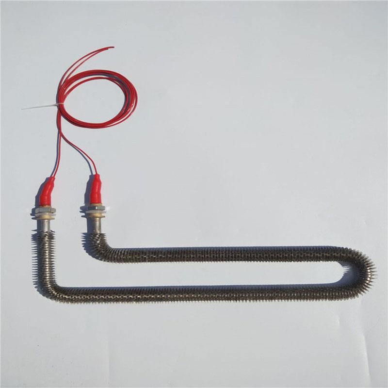 Industrial Electric Finned Tubular Heater factory